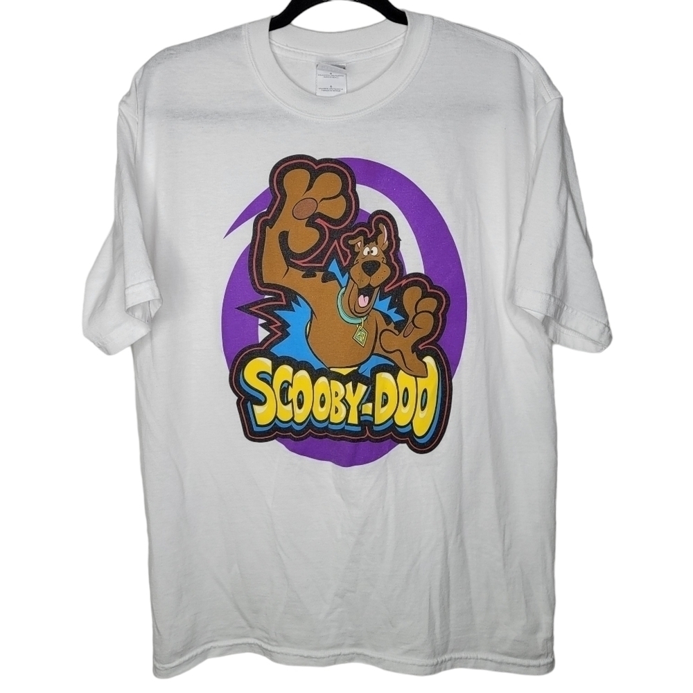 Vintage Y2K Scooby Doo Cartoon Network Hanna Barbera T-Shirt in White